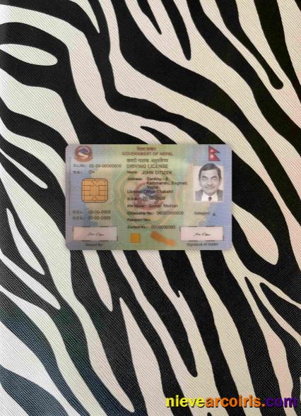 Nepal driving license version 2 photolook